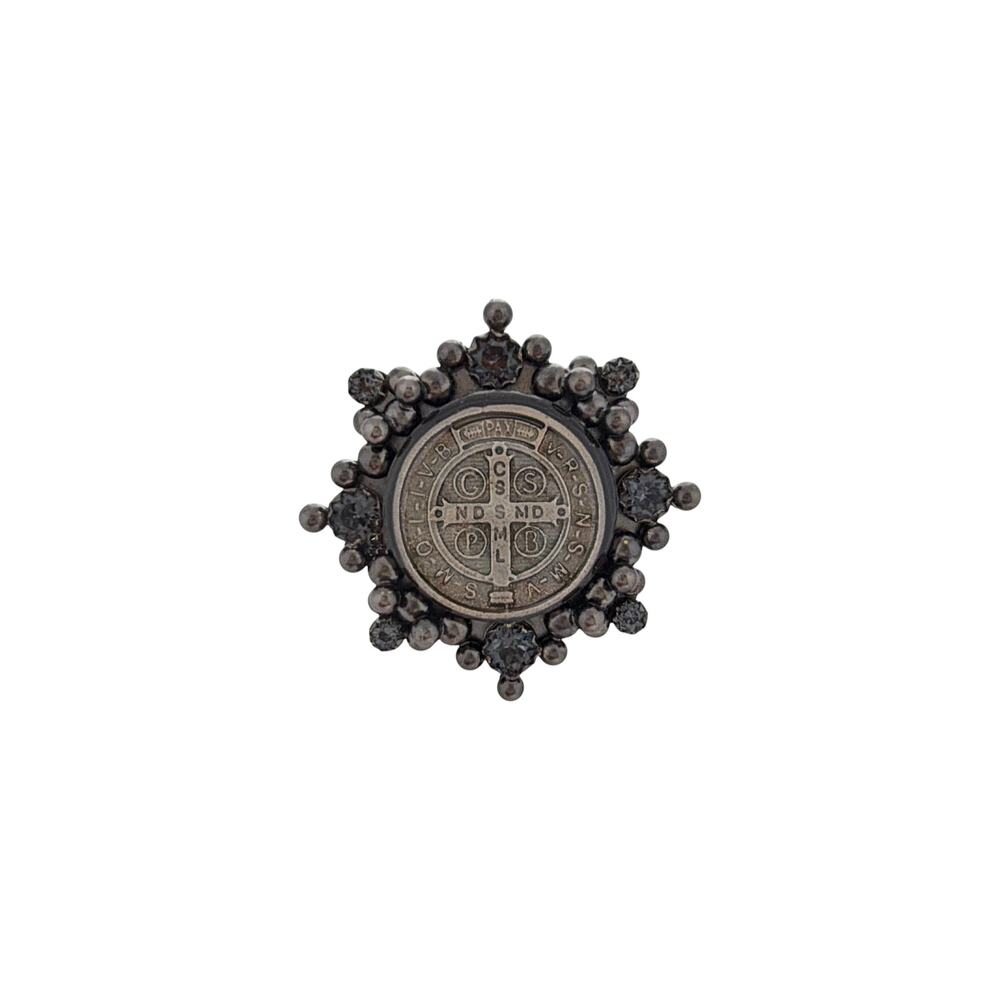 VIRGINS SAINTS & ANGELS VSA Cloister San Benito Ring in Gunmetal 6